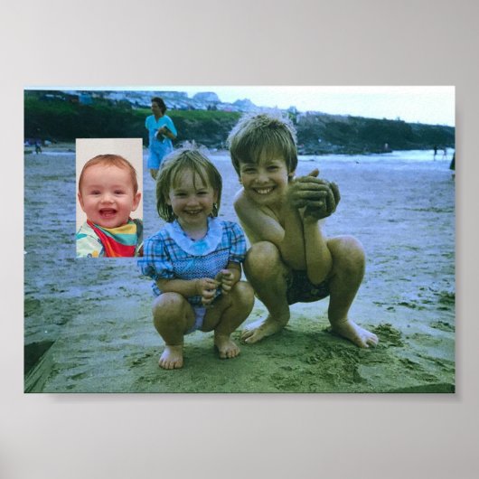 Polzeath Beach Children Poster (Vorne)