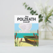 Polzeath, Cornwall Seaside Reiseplakat (Stehend Vorderseite)