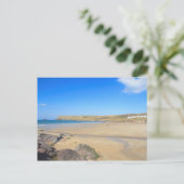Polzeath in Cornwall Postkarte (Stehend Vorderseite)