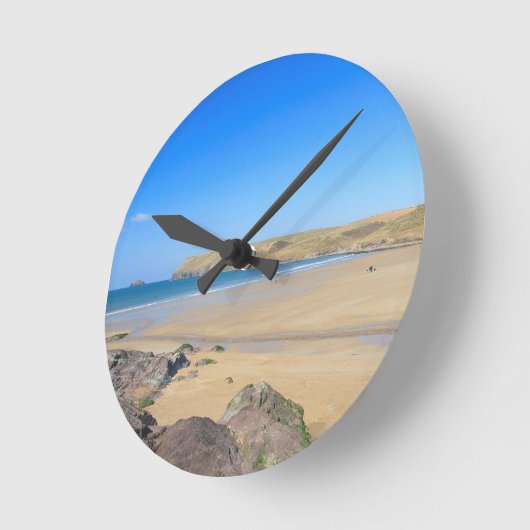 Polzeath Wall Clock Runde Wanduhr (Winkel)