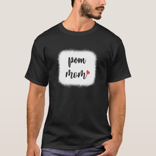 Pom Dog Mama Damen Spitz T-Shirt (Vorderseite)