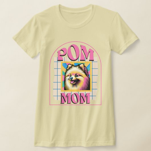 Pom Mama Dog Mama Shirt Geschenk für Spitz Besitze (Ablage )