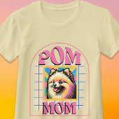 Pom Mama Dog Mama Shirt Geschenk für Spitz Besitze
