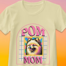 Pom Mama Dog Mama Shirt Geschenk für Spitz Besitze