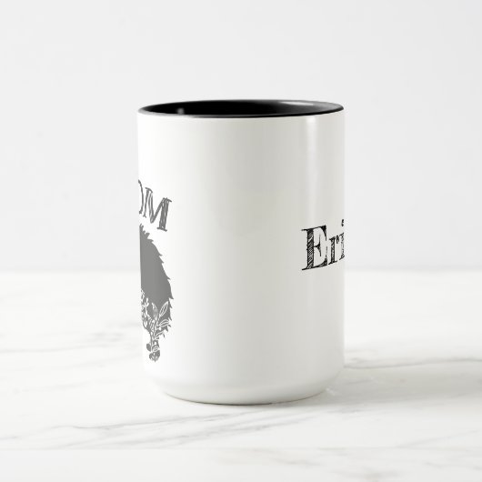 Pom Mama Spitz Dog-Lover Tasse (Zentrum)