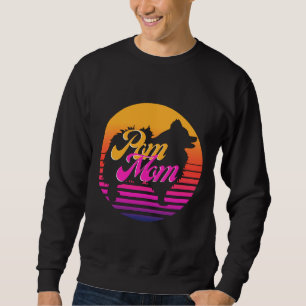 Pom Mama Spitz Hunde Liebhaber Angepasst Sweatshirt