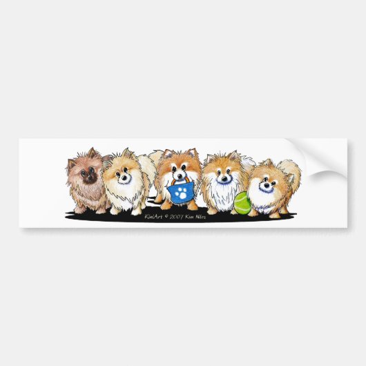 POM Parade Autoaufkleber (Vorne)