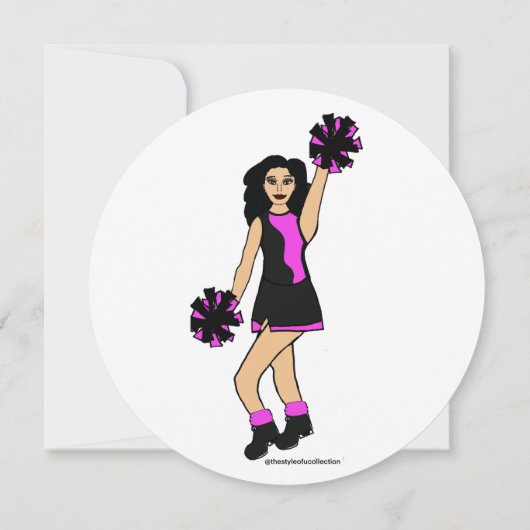 Pom Pom #4 Einladung (Rückseite)