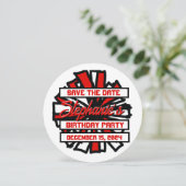 Pom Pom #7 Einladung (Stehend Vorderseite)