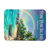 Pom Pom Insel Malaysia Magnet (Horizontal)