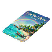Pom Pom Insel Malaysia Magnet (Linke Seite)