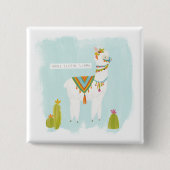 Pom Pom Llama Rama - ganz Lotta Llama Button (Vorderseite)