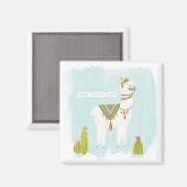 Pom Pom Llama Rama - ganz Lotta Llama Magnet (Vorderseite/Rückseite)