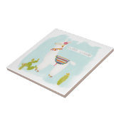 Pom Pom Llama Rama - Llater Llosers Fliese (Seite)