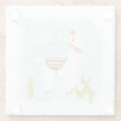 Pom Pom Llama Rama - Llater Llosers Glasuntersetzer (Rückseite)