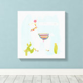 Pom Pom Llama Rama - Llater Llosers Leinwanddruck (Insitu (Holzboden))