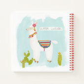 Pom Pom Llama Rama - Llater Llosers Notizblock (Rückseite)