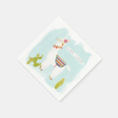 Pom Pom Llama Rama - Llater Llosers Serviette (Ecke)