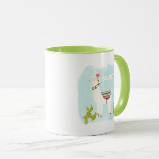 Pom Pom Llama Rama - Llater Llosers Tasse (VorderseiteRechts)