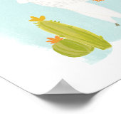 Pom Pom Llama Rama - Whole Lotta Llama Poster (Ecke)