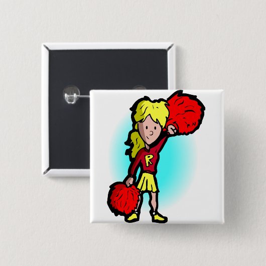 Pom Poms anheben Button (Vorne & Hinten)