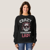 Pom Puppies Spitz Züchter Sweatshirt (Vorne ganz)