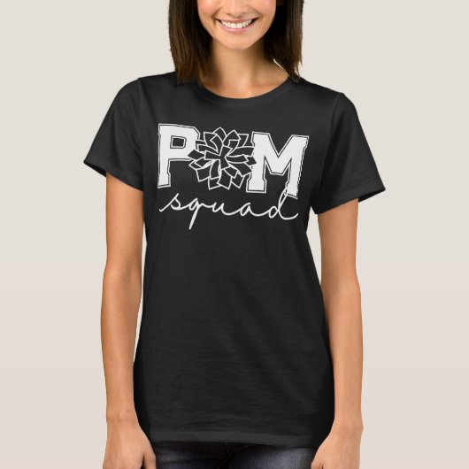 Pom Squad for Dance Cheer Spirit Squad  T-Shirt (Vorderseite)