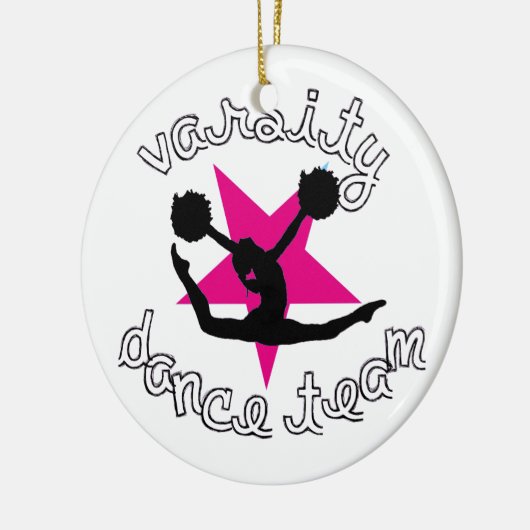 Pom Tanzteam Keramik Ornament (Links)