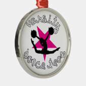 Pom Tanzteam Silbernes Ornament (Rechts)