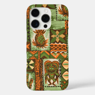 Pomaika’i Tiki Hawaiian Vintag Tapa iPhone 16 Pro Hülle