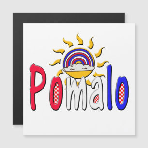 Pomalo - Kroatische Entspannung mit Sonne & Regenb Magnetkarte