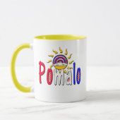Pomalo - Kroatische Entspannung mit Sonne & Regenb Tasse (Links)