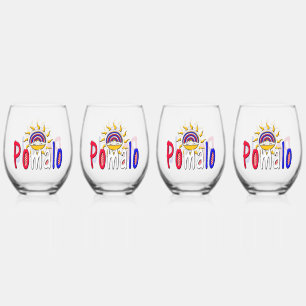 Pomalo - Kroatische Entspannung mit Sonne & Regenb Weinglas Ohne Stiel