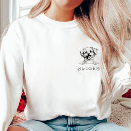 Pomapoo Dog Hand Zeichnend Personalisiert Sweatshirt