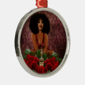 Pomba Gira Silbernes Ornament (Rechts)