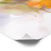 Pomchi Fall Watercolor Fotodruck (Ecke)