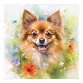 Pomchi Floral Watercolor Fotodruck