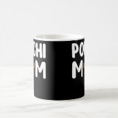 Pomchi Mom Mama Pomchi Lover Owner Leopard Pomchi Kaffeetasse (Mittel)