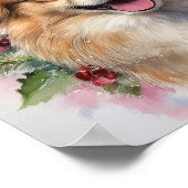 Pomchi Santa Poster (Ecke)