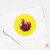 Pomegranat Classic Round Sticker (Umschlag)