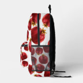 Pomegranat Muster Bedruckter Rucksack (Rechts)