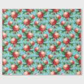 Pomegranat Muster Geschenkpapier (Flach)
