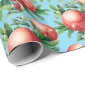 Pomegranat Muster Geschenkpapier (Rolleneckpunkt)