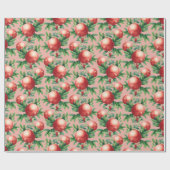 Pomegranat Muster Geschenkpapier (Flach)