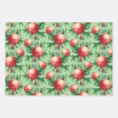 Pomegranat Muster Geschenkpapier Set (Vorderseite 2)
