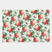 Pomegranat Muster Geschenkpapier Set (Vorderseite 3)