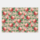 Pomegranat Muster Geschenkpapier Set (Vorderseite 3)