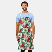 Pomegranat Muster Schürze (Getragen)