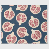 Pomegranat nahtloses Muster, Hintergrund mit Pomeg Geschenkpapier (Flach)