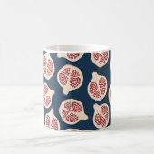Pomegranat nahtloses Muster, Hintergrund mit Pomeg Kaffeetasse (Mittel)